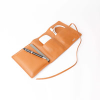 Open Danilos Porta Tech New Design leather cable organizer