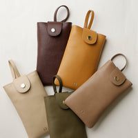 Five Leather Josephine Phone Pouch by Danilos
