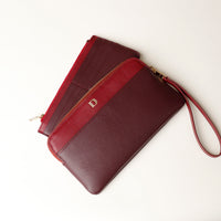 Tosca leather pouch with included card holder