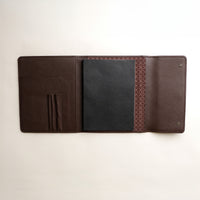 Open Water-resistant leather Carry-Master portfolio for professionals